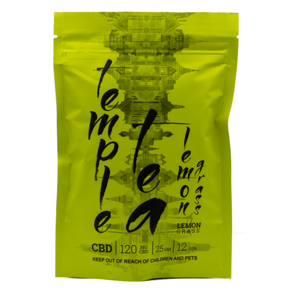 Temple Tea – Lemongrass CBD Tea – 120mg | Budderweeds Canada
