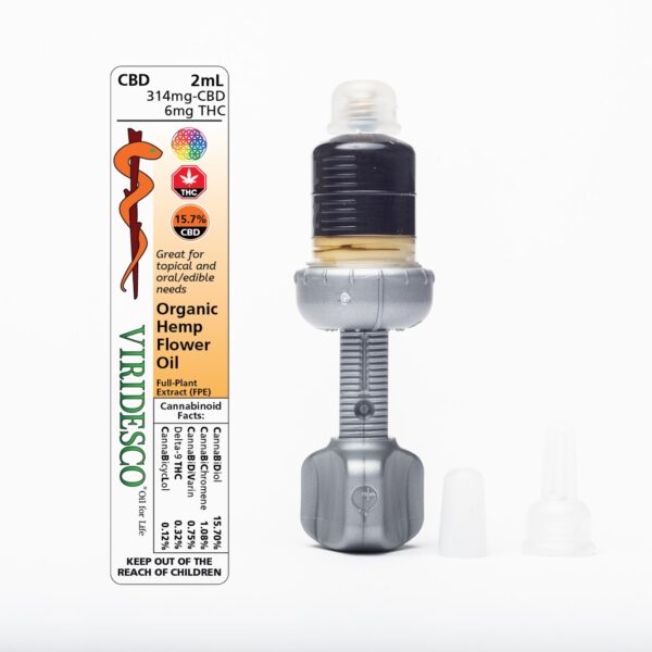 Viridesco – Organic Hemp Flower Oil – 2ml CBD | Budderweeds Canada