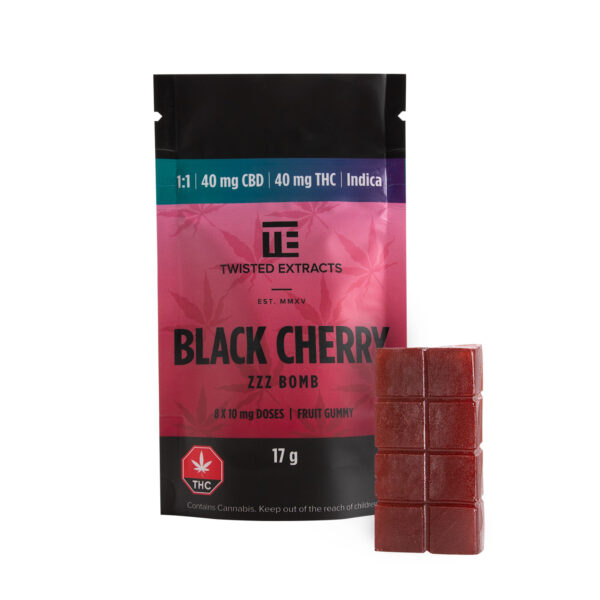 Twisted Extracts – Black Cherry 1:1 Zzz Bombs | Budderweeds Canada