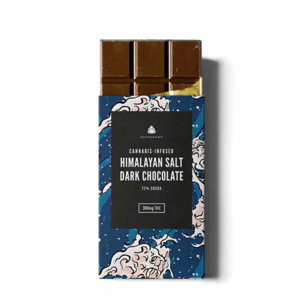 Buudabomb – Himalayan Salt Dark Chocolate – 300mg THC | Budderweeds Canada
