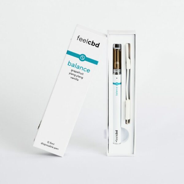 FeelCBD – Balance – Dispsable CBD Vape Pen 0.5ml | Budderweeds Canada