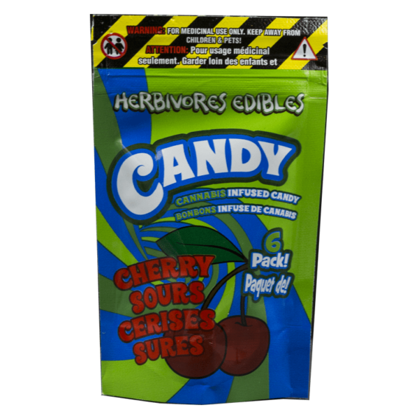 Herbivores Edibles – Cherry Sours Gummies | Budderweeds Canada