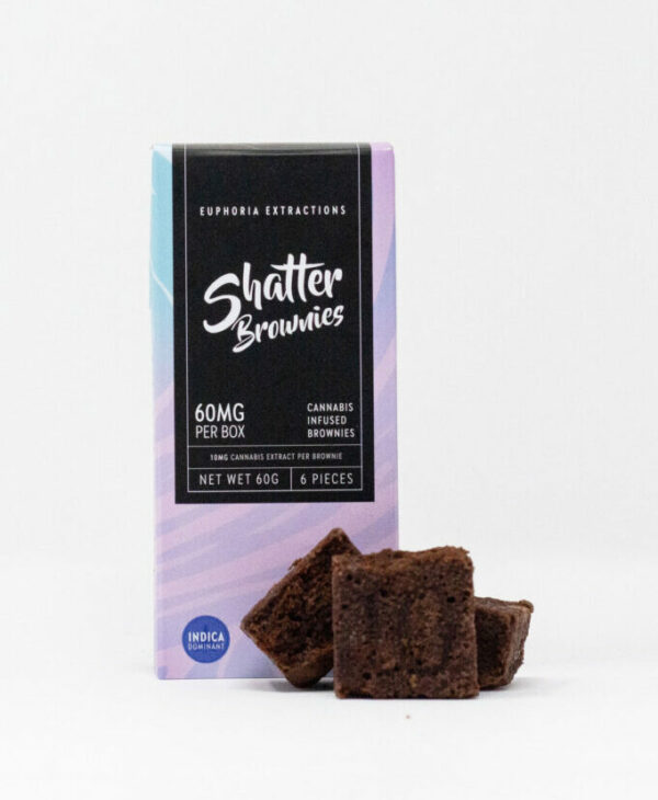 Euphoria Extractions – Shatter Brownies (Indica) | Budderweeds Canada