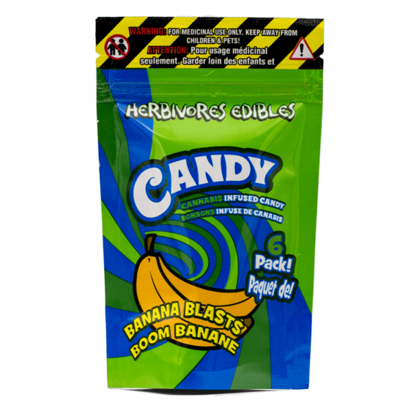 Herbivores Edibles – Banana Blasts Gummies | Budderweeds Canada