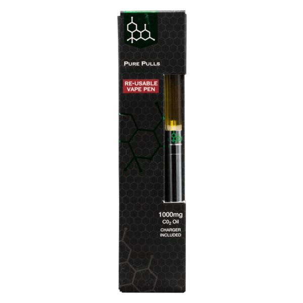 Pure Pulls – CO2 Oil Reusable Vape Pen – Sativa 1ml | Budderweeds Canada