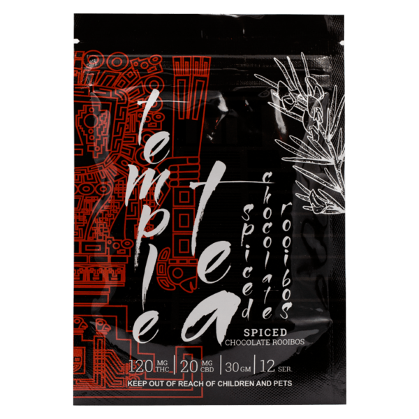Temple Tea – Spiced Chocolate Rooibos – 120mg THC | Budderweeds Canada