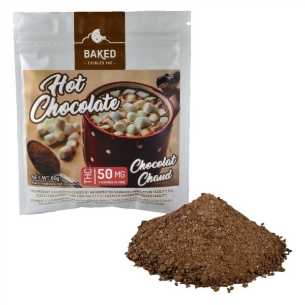 Baked Edibles – Hot Chocolate 50mg THC | Budderweeds Canada