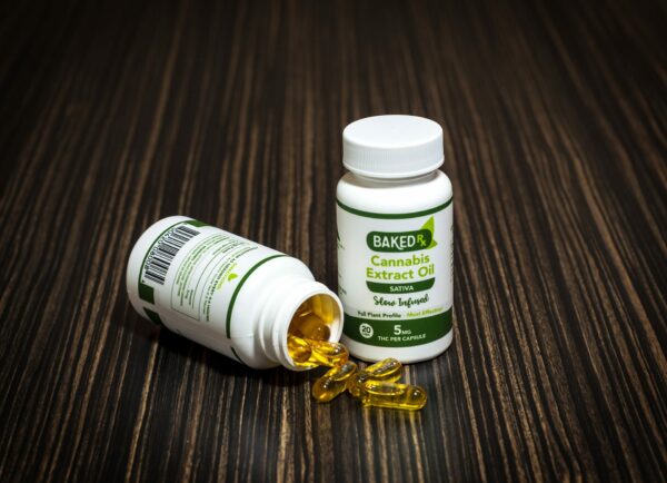 Baked Edibles – Sativa Cannoil Capsules 5mg | Budderweeds Canada