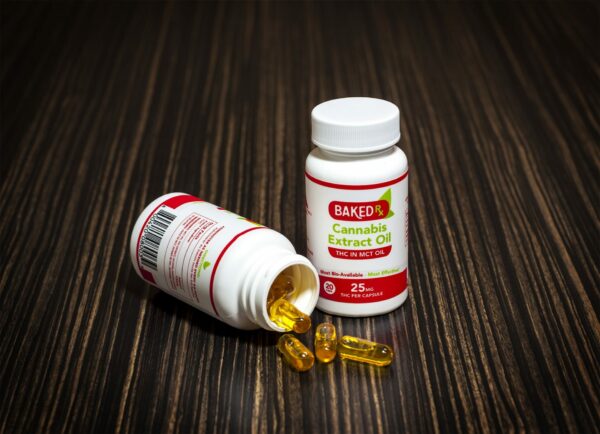 Baked Edibles – THC Extract Capsules 25mg | Budderweeds Canada