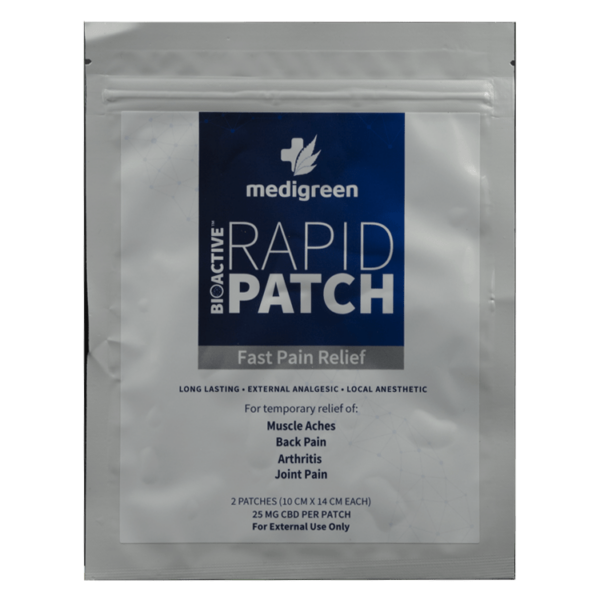 Medigreen Rapid CBD Patch – Fast Pain Relief | Budderweeds Canada