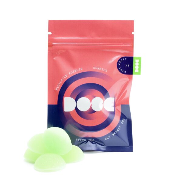 Dose Edibles Gummies – Kiwi Fruit | Budderweeds Canada