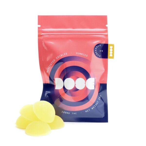 Dose Edibles Gummies – Pineapple | Budderweeds Canada