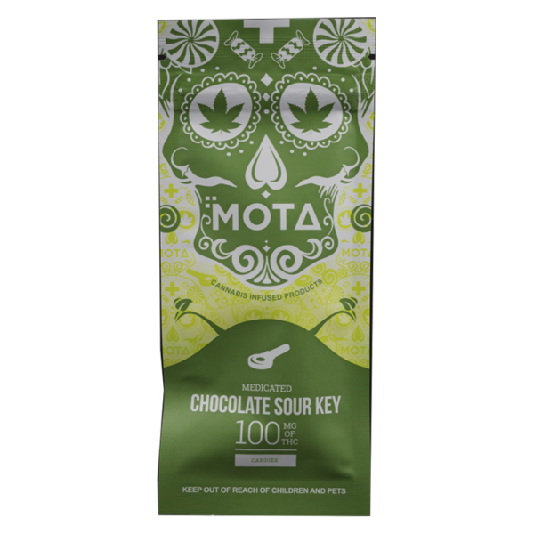 MOTA Edibles – Chocolate Sour Key – 100mg THC | Budderweeds Canada