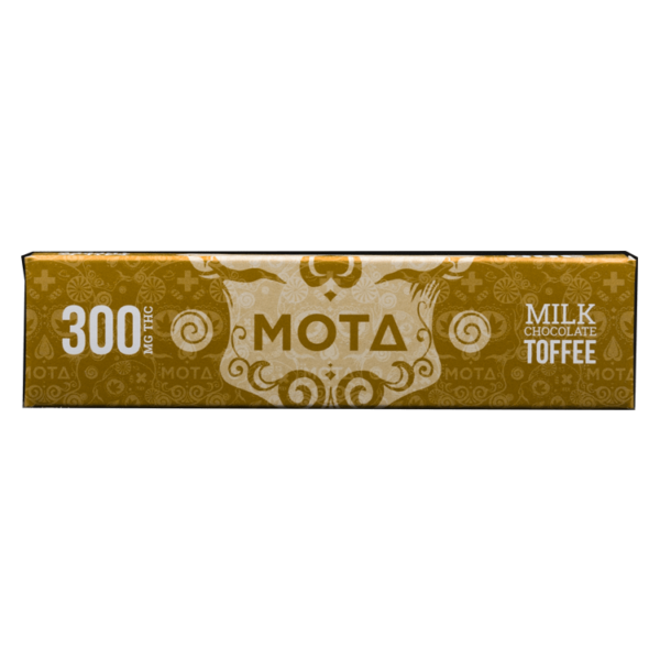 MOTA Edibles – Milk Chocolate Toffee Bar – 300mg THC | Budderweeds Canada