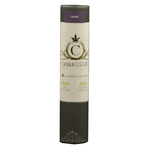 Cannaisseur – Disposable THC Distillate Pen – Grape 0.3ml | Budderweeds Canada