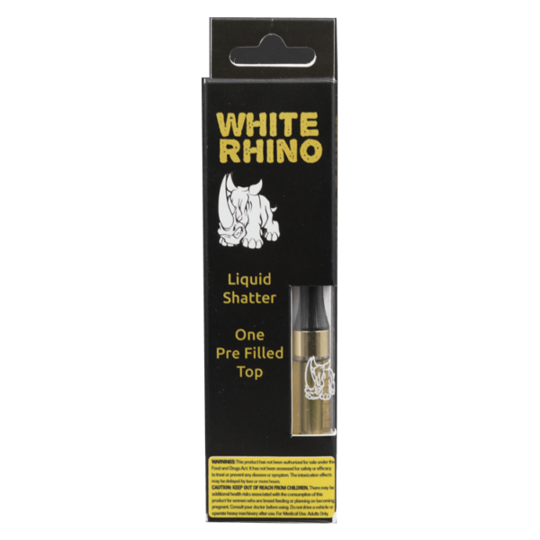 White Rhino – Liquid Shatter Refill Cartridge – Girl Scout Cookies 1g | Budderweeds Canada