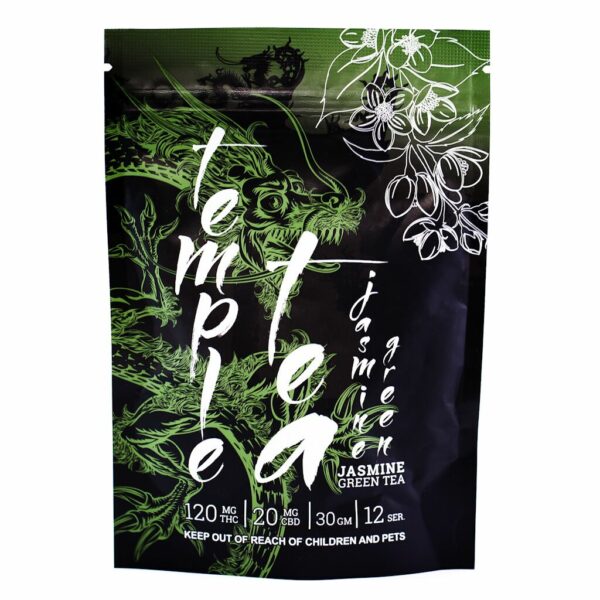 Temple Tea – Jasmine Green Tea – 120mg THC | Budderweeds Canada