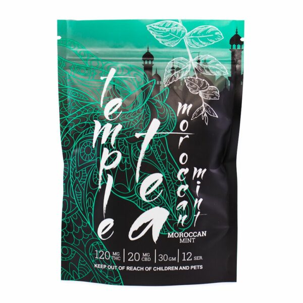 Temple Tea – Moroccan Mint – 120mg THC | Budderweeds Canada