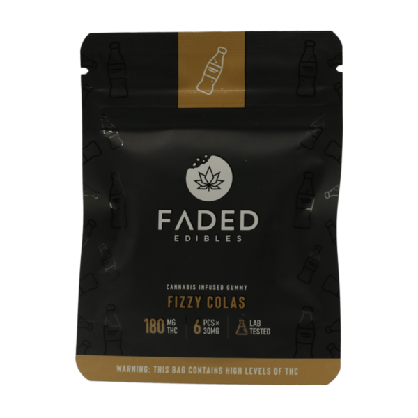 Faded Edibles – Fizzy Colas – 180mg | Budderweeds Canada