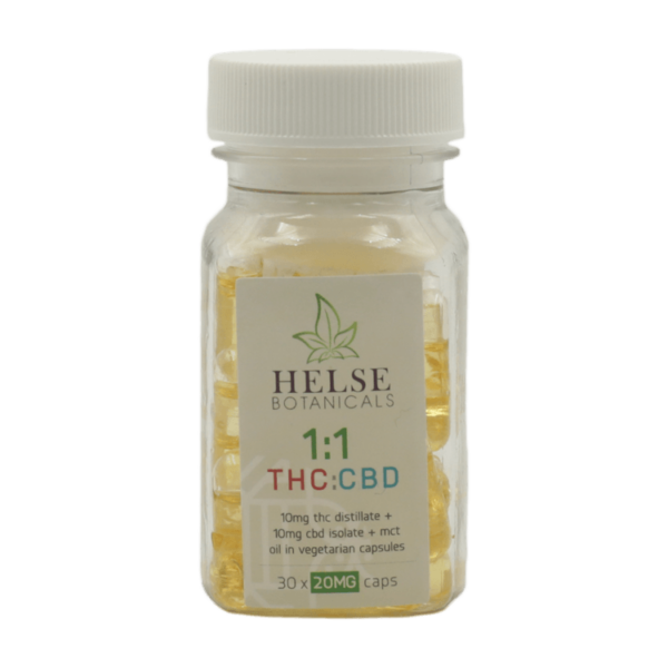 Helse Botanicals – 1:1 THC/CBD Capsules | Budderweeds Canada