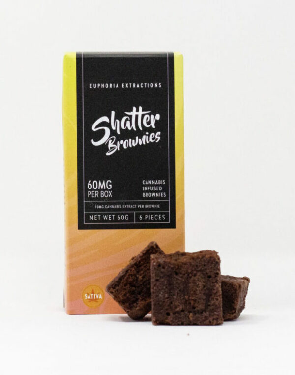 Euphoria Extractions – Shatter Brownies (Sativa) | Budderweeds Canada