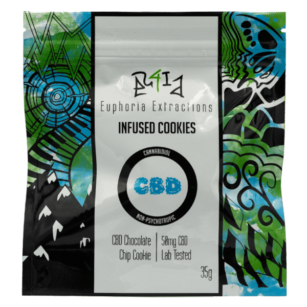 Euphoria Extractions – CBD Cookie – 50mg | Budderweeds Canada