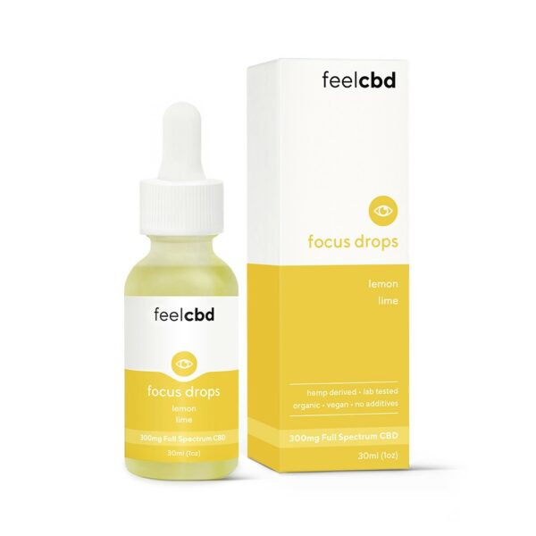 FeelCBD – Focus Drops – CBD Tincture 300mg | Budderweeds Canada