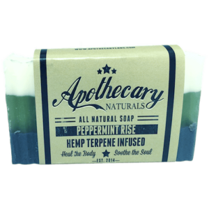 Apothecary Naturals – Body Soap – Peppermint Rise 100g | Budderweeds Canada