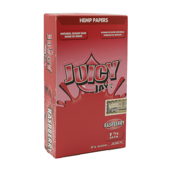 Juicy Jay’s – Hemp Papers (1.25 inch) – Raspberry | Budderweeds Canada