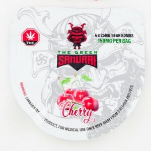 The Green Samurai – Cherry Gummies – 150mg | Budderweeds Canada