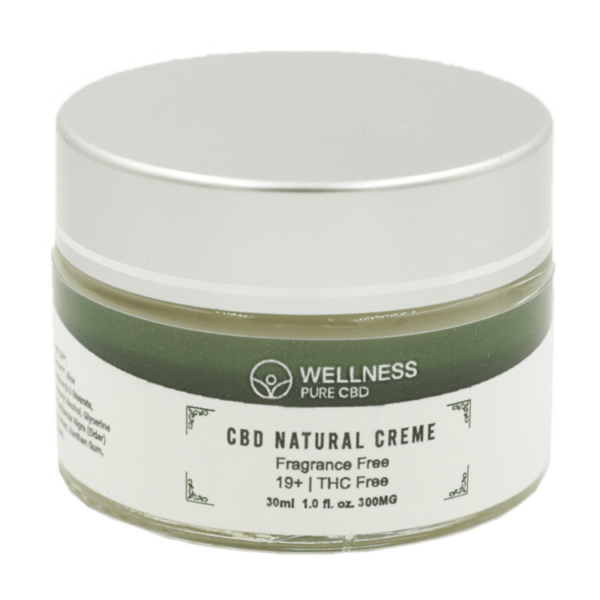 Wellness Pure CBD – Natural Creme – 500mg | Budderweeds Canada