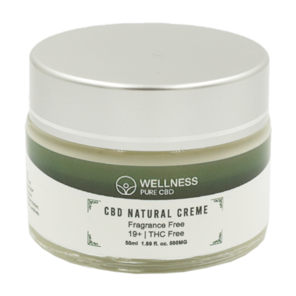 Wellness Pure CBD – Natural Creme – 500mg | Budderweeds Canada