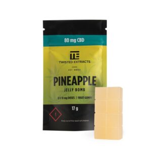 Twisted Extracts – Pineapple Jelly Bombs – CBD | Budderweeds Canada