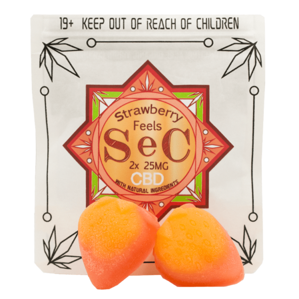 SEC – Strawberry Feels CBD – 50mg | Budderweeds Canada