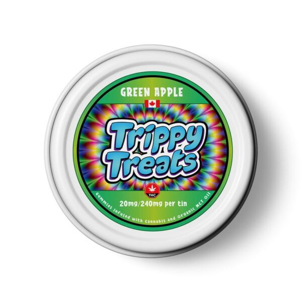 Trippy Treats – Hawaiian Fruit Punch Gummies – 400mg THC | Budderweeds Canada