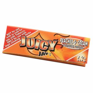 Juicy Jay’s – Hemp Papers (1.25″) – Peaches & Cream | Budderweeds Canada