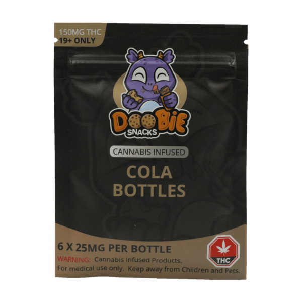 Doobie Snacks – CBD Sour Gummy Bears – 150mg CBD | Budderweeds Canada