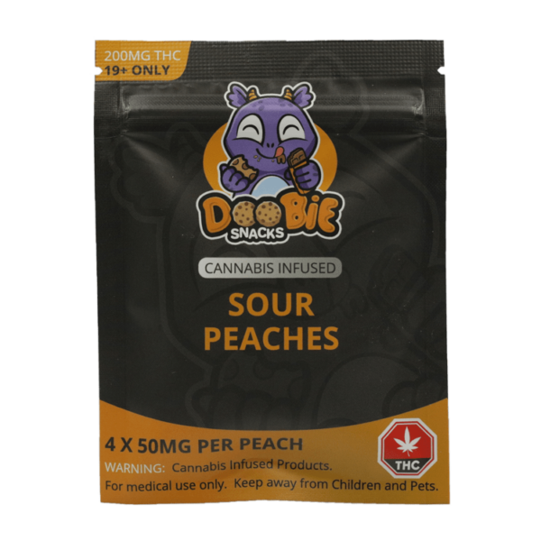 Doobie Snacks – CBD Sour Gummy Bears – 150mg CBD | Budderweeds Canada