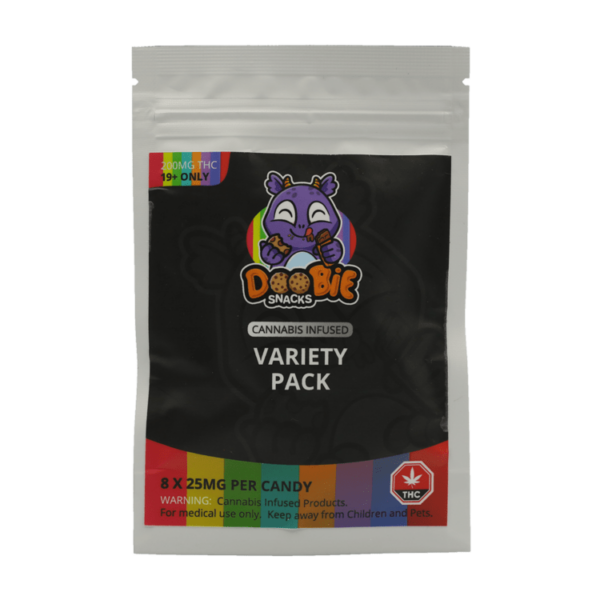 Doobie Snacks – CBD Sour Gummy Bears – 150mg CBD | Budderweeds Canada