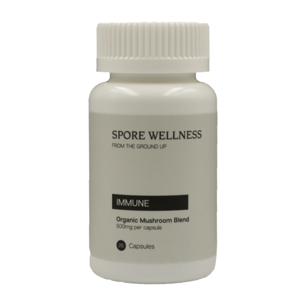 Spore Wellness – Organic Mushroom Blend – 500mg | Budderweeds Canada
