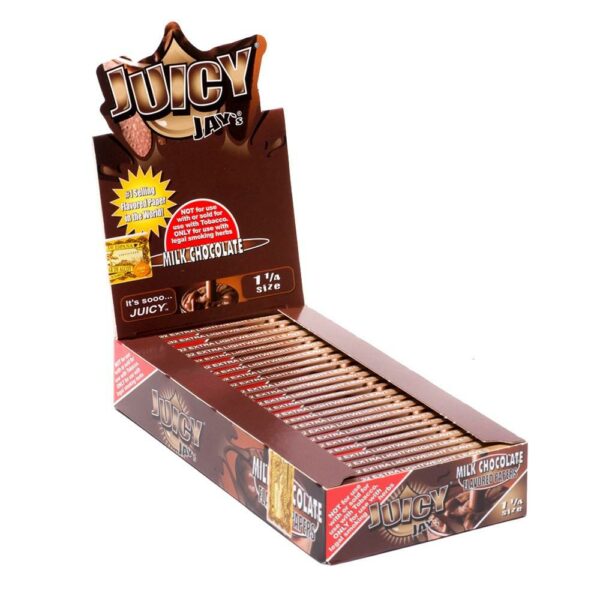 Juicy Jay’s – Hemp Papers (1.25 Inch) – Milk Chocolate | Budderweeds Canada