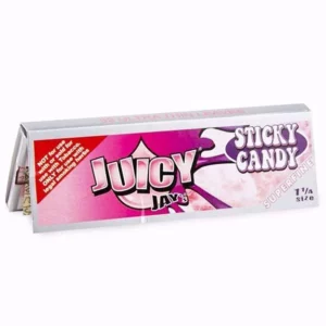 Juicy Jay’s – Superfine Hemp Papers (1.25 Inch) – Sticky Candy | Budderweeds Canada