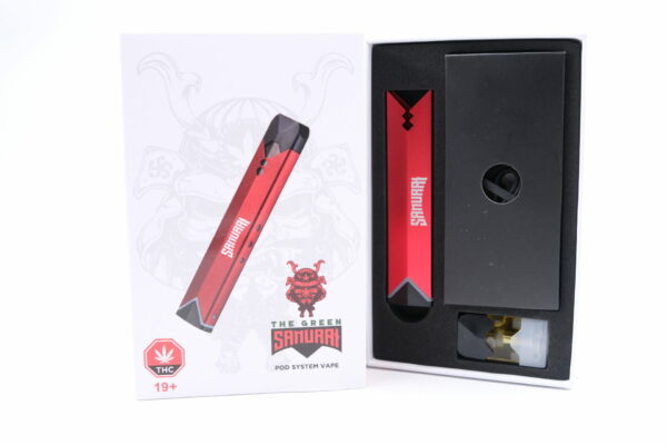The Green Samurai – LED Vape Kit – 1ml THC | Budderweeds Canada
