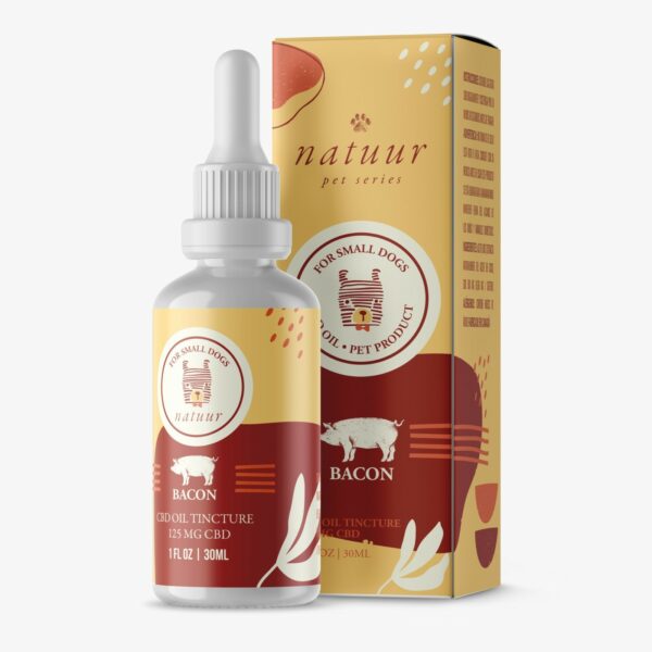 Natuur – Pet Series – CBD Oil For Small Dogs – Bacon Flavour – 125mg | Budderweeds Canada