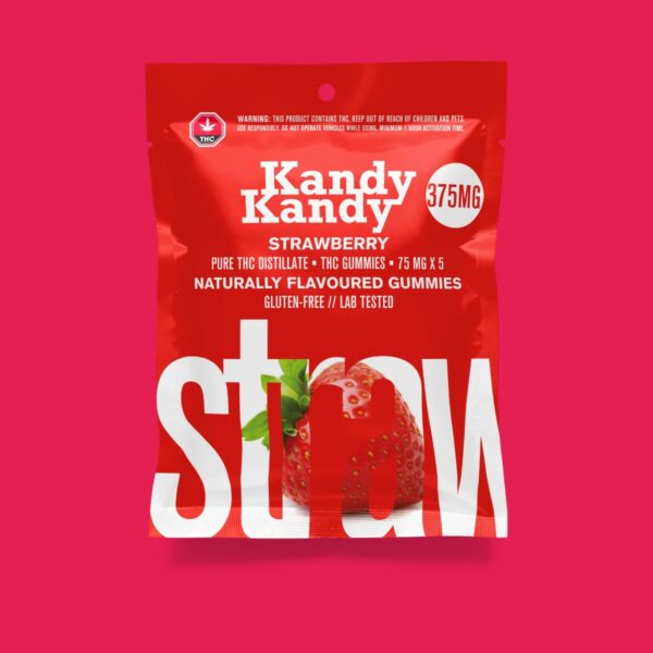 Kandy Kandy – Strawberry Gummies | Budderweeds Canada