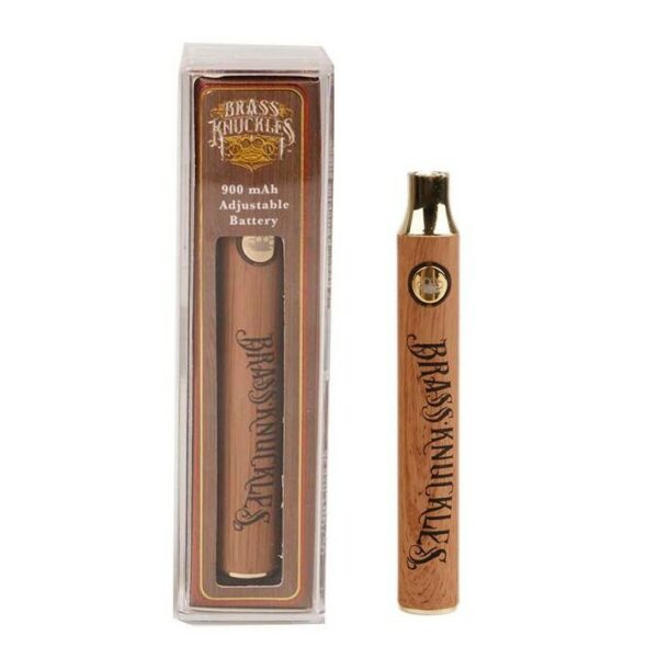 Brass Knuckles – 900mAh Vape Battery (510 thread) | Budderweeds Canada
