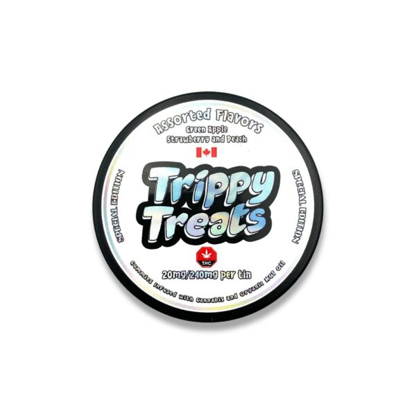 Trippy Treats – Assorted Flavour Gummies – 400mg THC | Budderweeds Canada