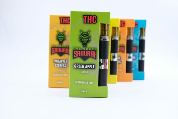 Green Samurai – Disposable Vapes – Sativa – 1ml | Budderweeds Canada