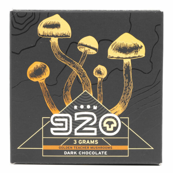 Room 920 – Mushroom Chocolate Bar – Dark Chocolate – 3 Grams | Budderweeds Canada