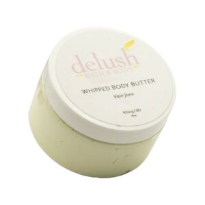 Delush Bath and Body – Whipped Body Butter – Vain Jane 300mg CBD | Budderweeds Canada